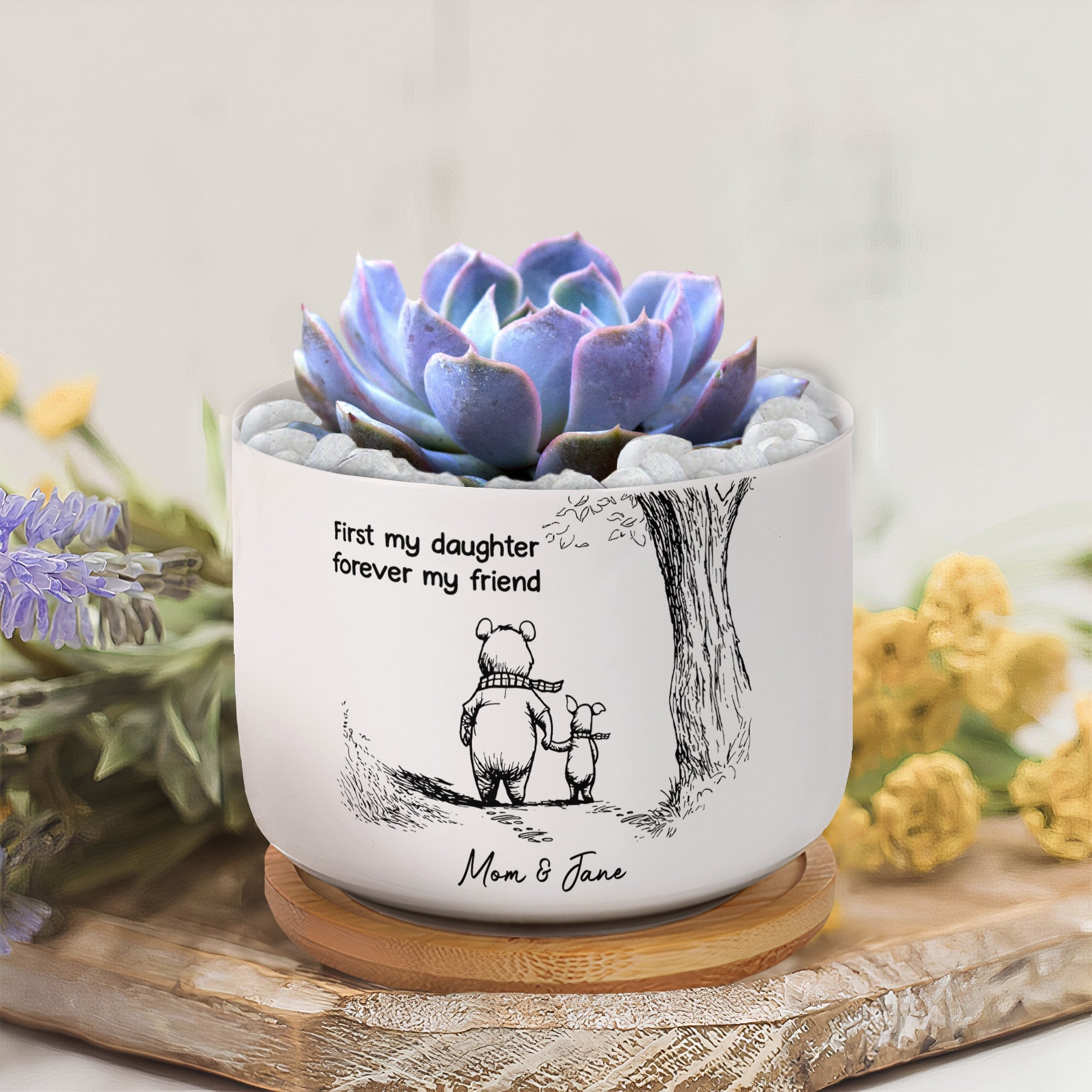 First_My_Daughter_Forever_My_Friend_Gift_For_Daughter_Niece_Personalized_Plant_Pot_3