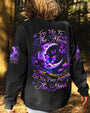 Fly Me to the Moon Let Me Play Among the Stars Purple Moon Butterfly AOP Shirts _9_ xu47h