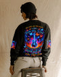 Free My Soul Rock and Roll Neon Vibrant Guitar Design for Women AOP Shirts _9_ Lm5nf