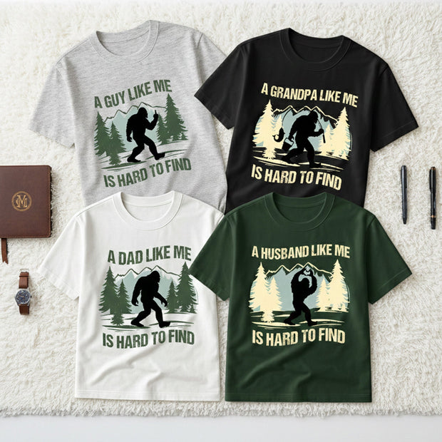 Funny Bigfoot For Dad, Grandpa, Men, Him - Personalized Shirt - Gift For Him