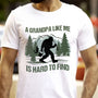 Funny Bigfoot For Dad_ Grandpa_ Men_ Him Personalized Shirt_2