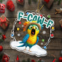 FunnyChickenF Caw F PersonalizedCustomShapedAcrylicOrnament NV1383 CLA1824 MK4