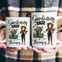 Gardening Is My Therapy Cartoon Version  Personalized Mug_3