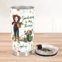 Gardening Is My Therapy Cartoon Version Personalized Tumbler Cup_3