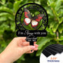 God Has You In His Arms Sympathy Rememberance Personalized Photo Metal Garden Stake_3