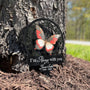 God Has You In His Arms Sympathy Rememberance Personalized Photo Metal Garden Stake_4