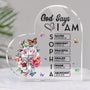 God Says I Am Name In Bible Verse Christian Gifts For Women Personalized Acrylic Plaque_2