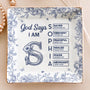 Gods Says I Am Custom Name In Bible Verse New Version Personalized Jewelry Dish_2
