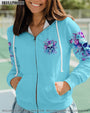 Good Girl gone Bad The B in Me Came Out Purple Skull and Floral Graphic for Women AOP Shirts _4_ qknqr
