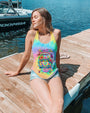 Good Times Crazy Friends VW Bus Colorful Tie Dye with Psychedelic Design for Women AOP Shirts _11_ xipr1