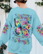 Grow Through What You Go Through Colorful Butterfly and Floral AOP Shirts _5_ DQuGP