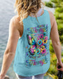 Grow Through What You Go Through Colorful Butterfly and Floral AOP Shirts _9_ 5P7B7