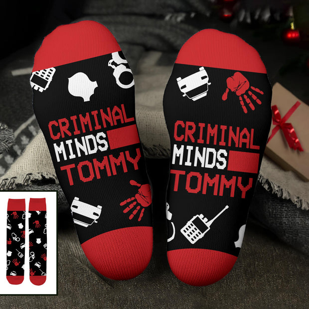 Criminal Minds- Personalized Crew Socks - Gift For Him