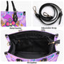 Happy Days Gnome Colorful Heart Hippie Leather Bag Gift for Women _5_ jiqcn