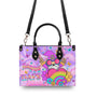Happy Days Gnome Colorful Heart Hippie Leather Bag Gift for Women _6_ uSrT3