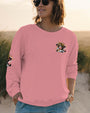 Heifer Be Tripping Funny Pink Cow Leopard Bow _26 Peace Sign AOP Shirts _6_ Hy7DB