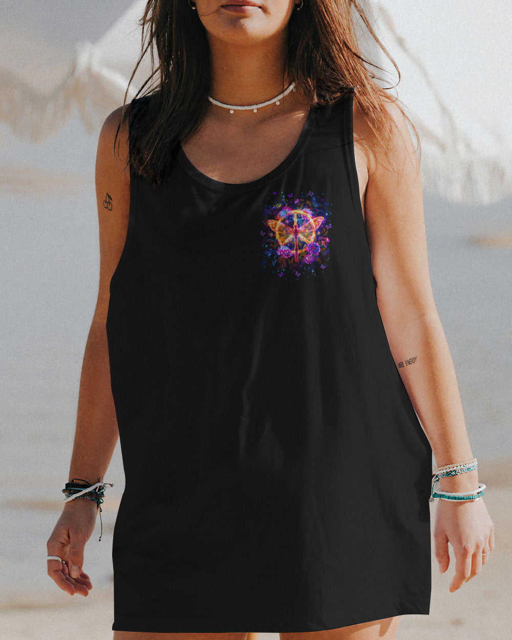 Hello Darkness My Old Friend Dragonfly Peace Sign AOP Shirts _6_ IVxqv