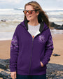 Hello Darkness My Old Friend Purple Owl Moon Rose Graphic Tee for Women AOP Shirts _10_ H7ilz