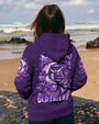 Hello Darkness My Old Friend Purple Owl Moon Rose Graphic Tee for Women AOP Shirts _11_ lZt7E
