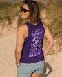 Hello Darkness My Old Friend Purple Owl Moon Rose Graphic Tee for Women AOP Shirts _14_ 85ks6