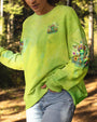 Hello Darkness My Old Friend Tie Dye Frog Sunflower Hippie Style AOP Shirts _2_ jdgDn