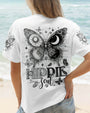 Hippie Soul Butterfly Black _26 White Sun and Moon Tee for Women AOP Shirts _5_ HUEFD