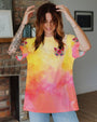 Hippie Soul Butterfly Sunflower Colorful Peace Sign Graphic AOP Shirts _9_ gOmp4