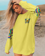Hippie Soul Butterfly Sunflower Retro Boho Tie Dye Graphic AOP Shirts _8_ m72Xm