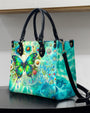Hippie Soul Colorful Butterfly with Floral Style Hippie Leather Bag _5_ PAT1x