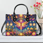 Hippie Soul Dragonfly Floral Hippie Leather Bag Gift for Women _1_ FcIsa