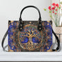 Hippie Soul Dragonfly Floral Hippie Leather Bag Gift for Women _2_ RCIJQ
