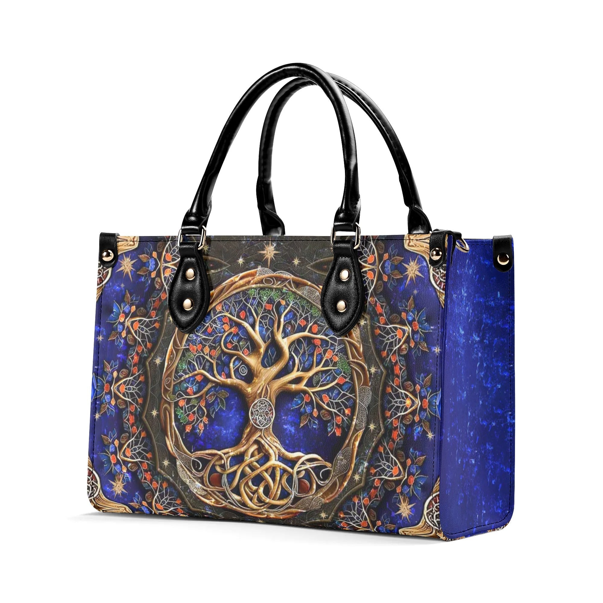 Hippie Soul Dragonfly Floral Hippie Leather Bag Gift for Women _5_ WTU71