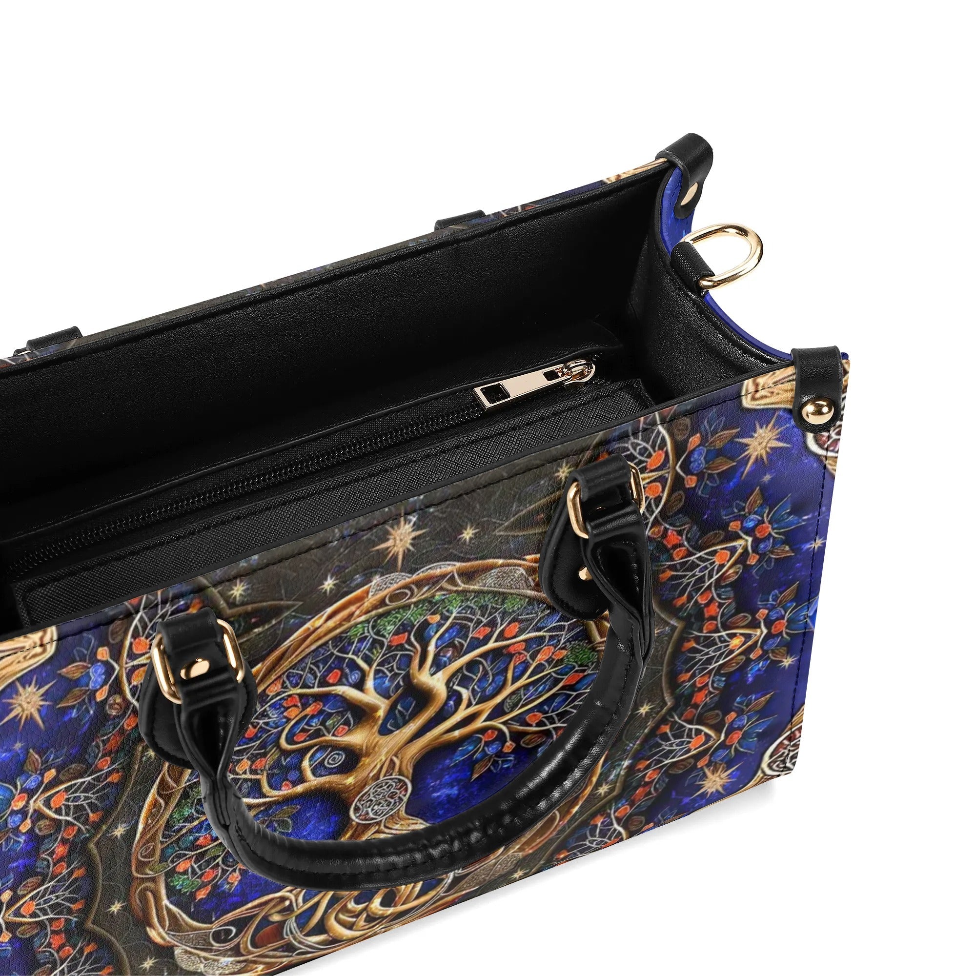 Hippie Soul Dragonfly Floral Hippie Leather Bag Gift for Women _6_ EddTH