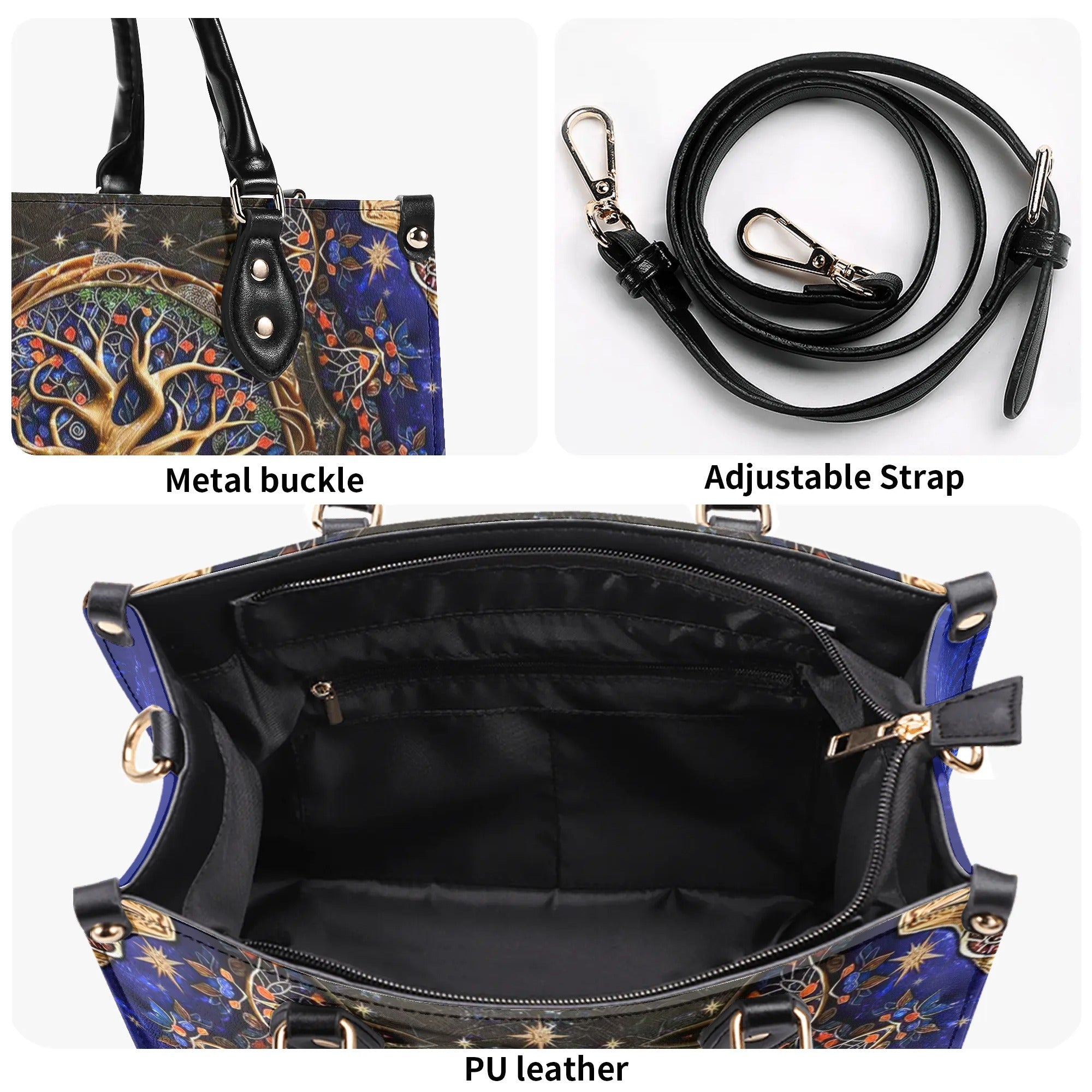 Hippie Soul Dragonfly Floral Hippie Leather Bag Gift for Women _7_ UvwaO