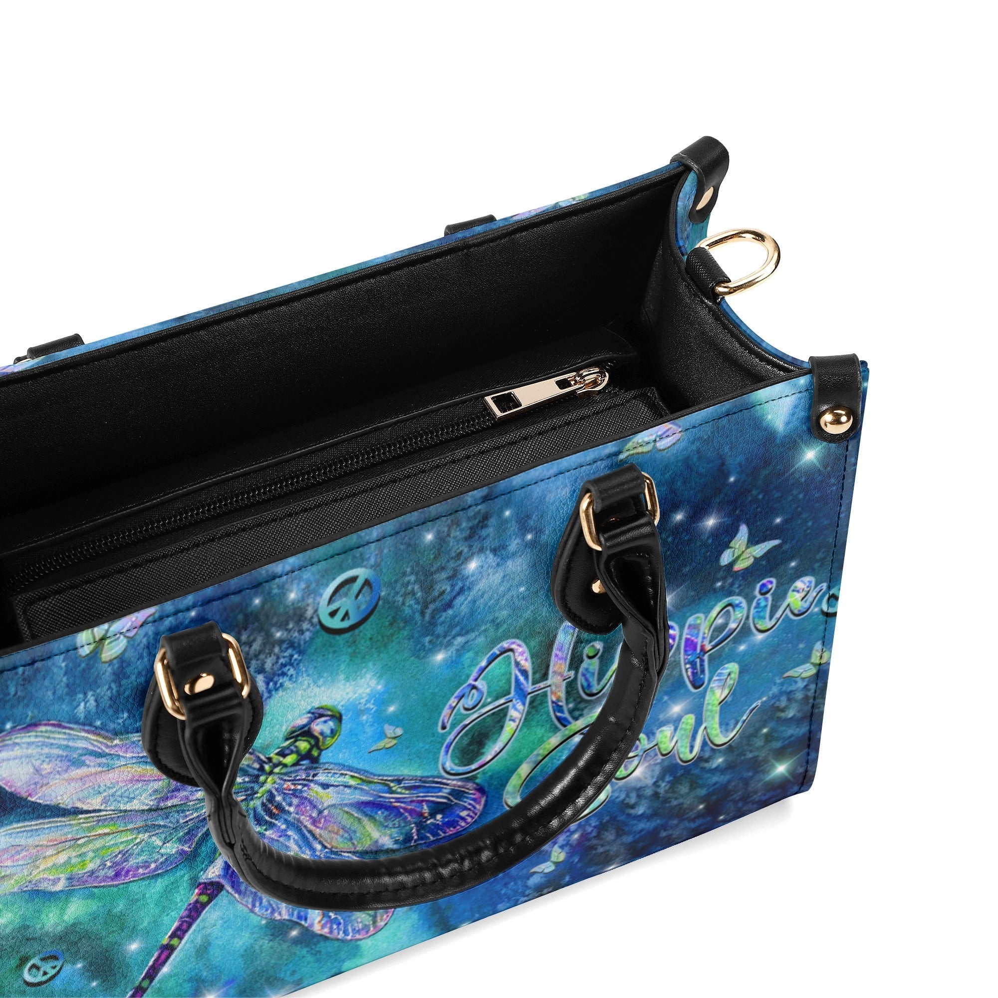 Hippie Soul Dragonfly Galaxy Boho Leather Bag Gift for Women _6_ OXb4A