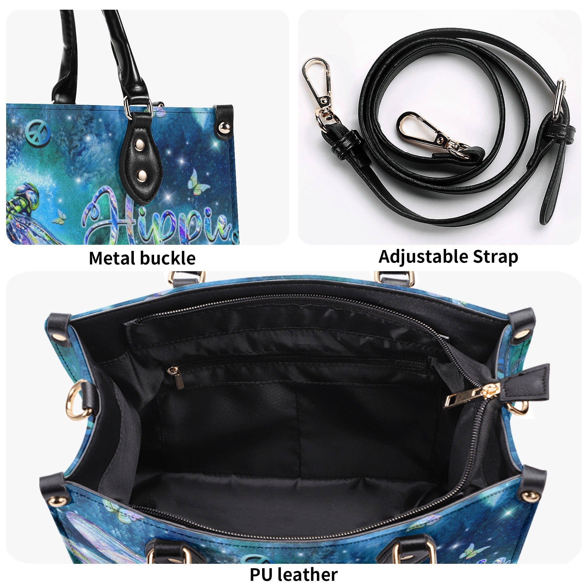Hippie Soul Dragonfly Galaxy Boho Leather Bag Gift for Women _7_ L0jSs