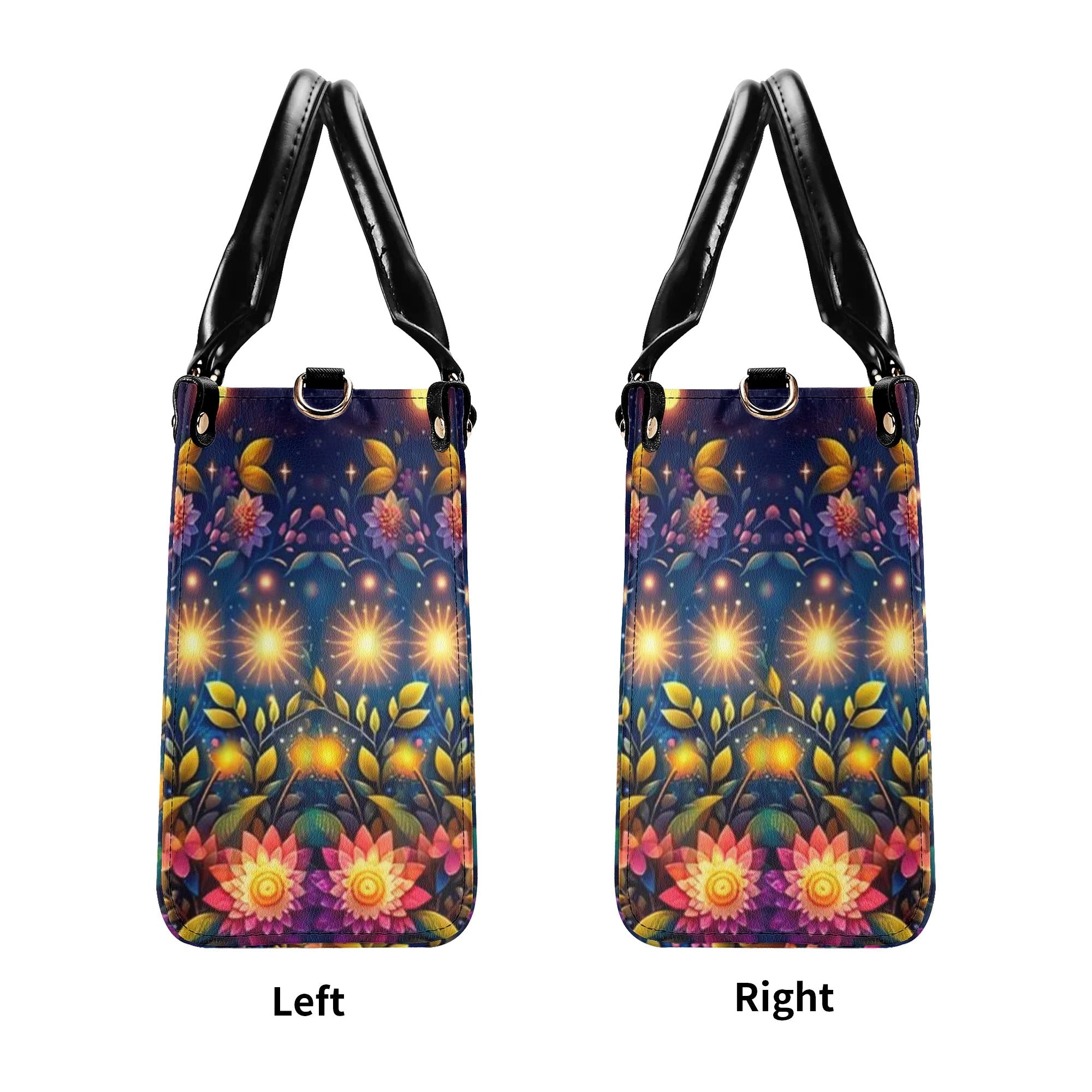 Hippie Soul Dragonfly Psychedelic Floral Leather Bag Gift for Women _10_ 4inYp