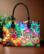 Hippie Soul Leopard Sunflower Tie Dye Hippie Leather Bag Gift for Women _6_ w3VO8