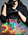 Hippie Soul Leopard Sunflower Tie Dye Hippie Leather Bag Gift for Women _9_ KY6ht