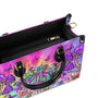 Hippie Soul Mushroom Tie Dye Psychedelic Colorful Peace Sign Hippie Leather Bag _3_ twUZ0