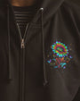 Hippie Soul Music Sunflower and Peace Symbol Graphic AOP Shirts _4_ PCy5b