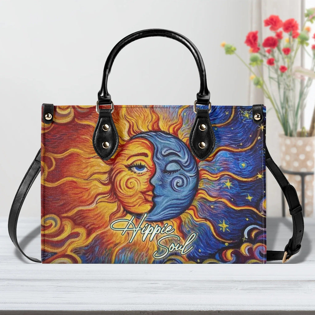 Hippie Soul Sun and Moon Celestial Hippie Leather Bag Gift for Women _1_ sDlOi