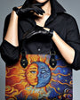 Hippie Soul Sun and Moon Celestial Hippie Leather Bag Gift for Women _5_ Aw1XZ