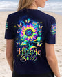 Hippie Soul Sunflower Trippy Psychedelic Butterfly Graphic AOP Shirts _6_ c0kSm