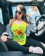 Hippie Soul Sunflower with Butterflies and Peace Signs AOP Shirts _5_ fZiHk