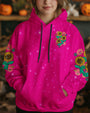 Hippie Soul Sunflowers with Peace Signs Bright Pink Graphic AOP Shirts _14_ 5dzt7