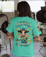Hot Mess Im A Spicy Disaster Cow Design with Butterflies _26 Daisies AOP Shirts _14_ 7pzhP