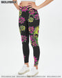 I Am a Sweet Girl Pocket Full of Crazy Neon Sugar Skull and Rose AOP Shirts _15_ B50Wr
