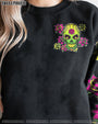 I Am a Sweet Girl Pocket Full of Crazy Neon Sugar Skull and Rose AOP Shirts _2_ pq3ro