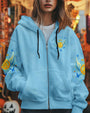 I Believe There Are Angels Among Us Blue Peace Symbol Design for Women AOP Shirts _10_ PwogY